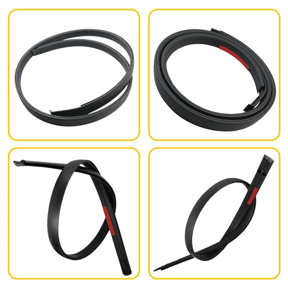 2X Roof Drip Trim Molding Black for Toyota Tundra Double Cab (2007–2020)