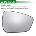 Right Side Heated Convex Mirror Glass for Ford Kuga (2019–2023)