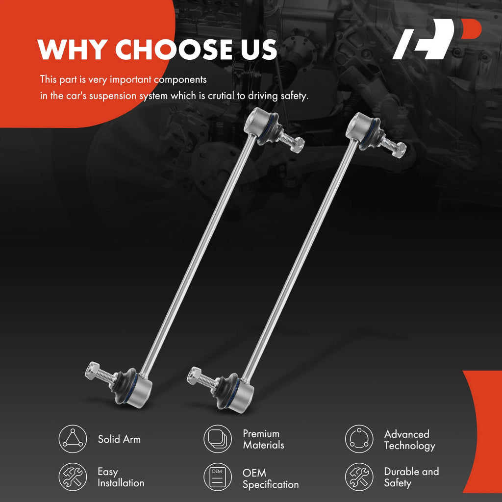 2X Front Side Stabilizer Bar for BMW 740i 1995–2001, 740iL, 750iL, Z8