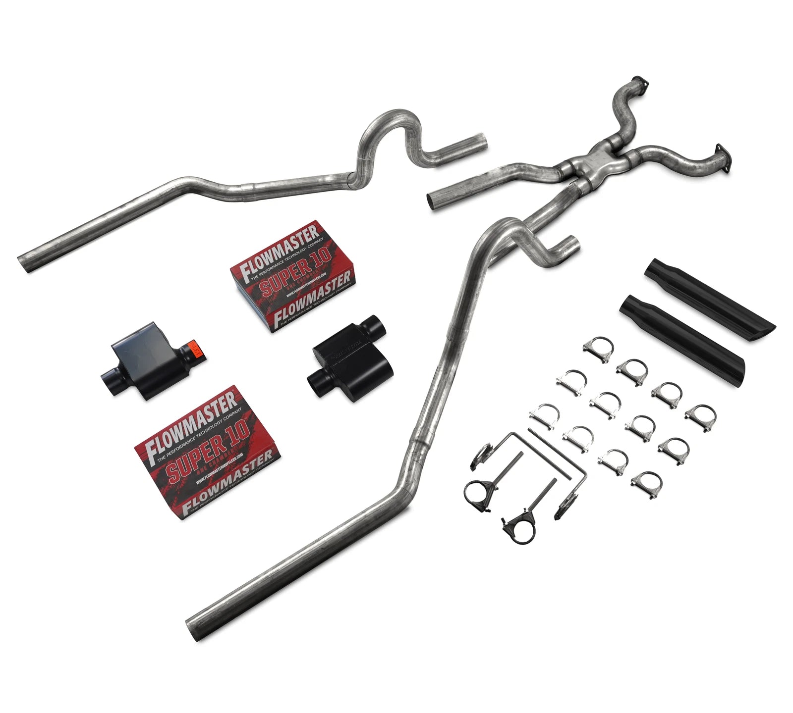 2.5" Dual Exhaust for Ford Crown Victoria P71 (2004–2011) Flowmaster Super 10