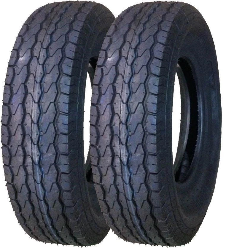 2 Trailer Tires ST205/75D14 2057514 14" F78-14 6PR Free Country