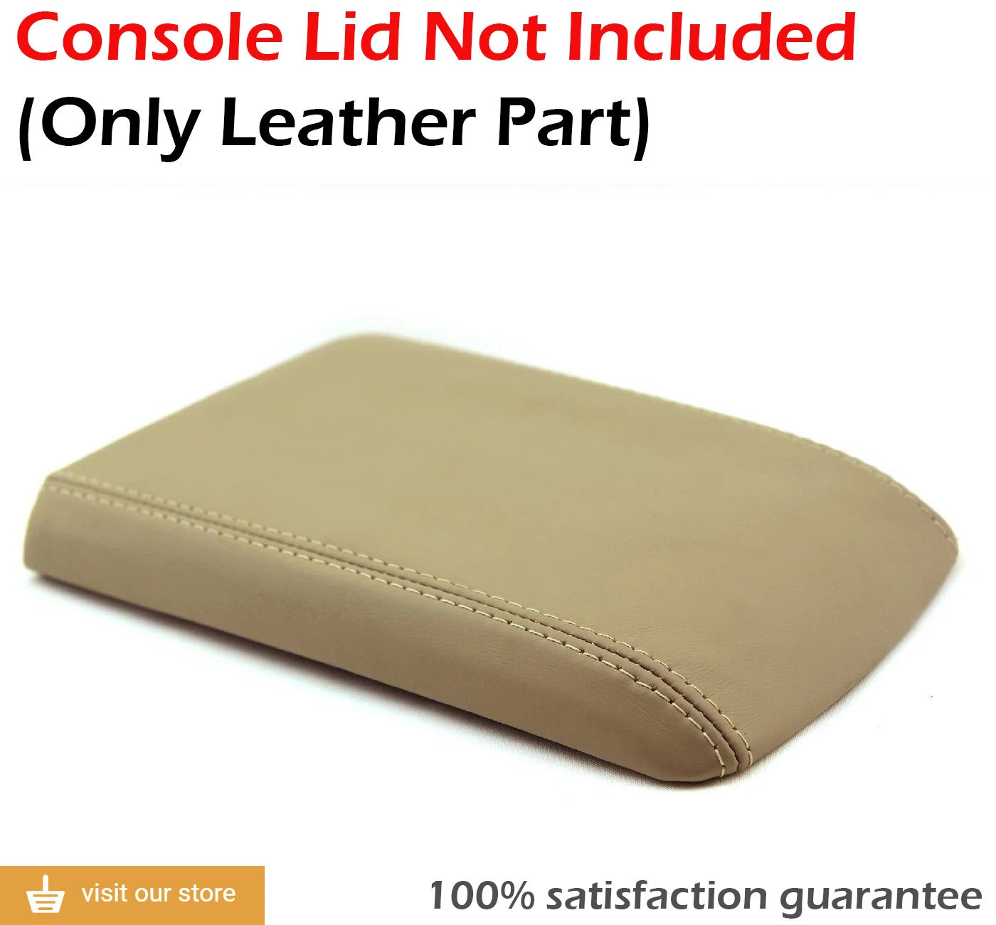 Leather Synthetic Center Console Armrest Cover for Cadillac SRX (2004–2009)