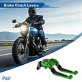 Adjustable Brake Clutch Levers for Suzuki GSXR150 (2017–2020) Green Black