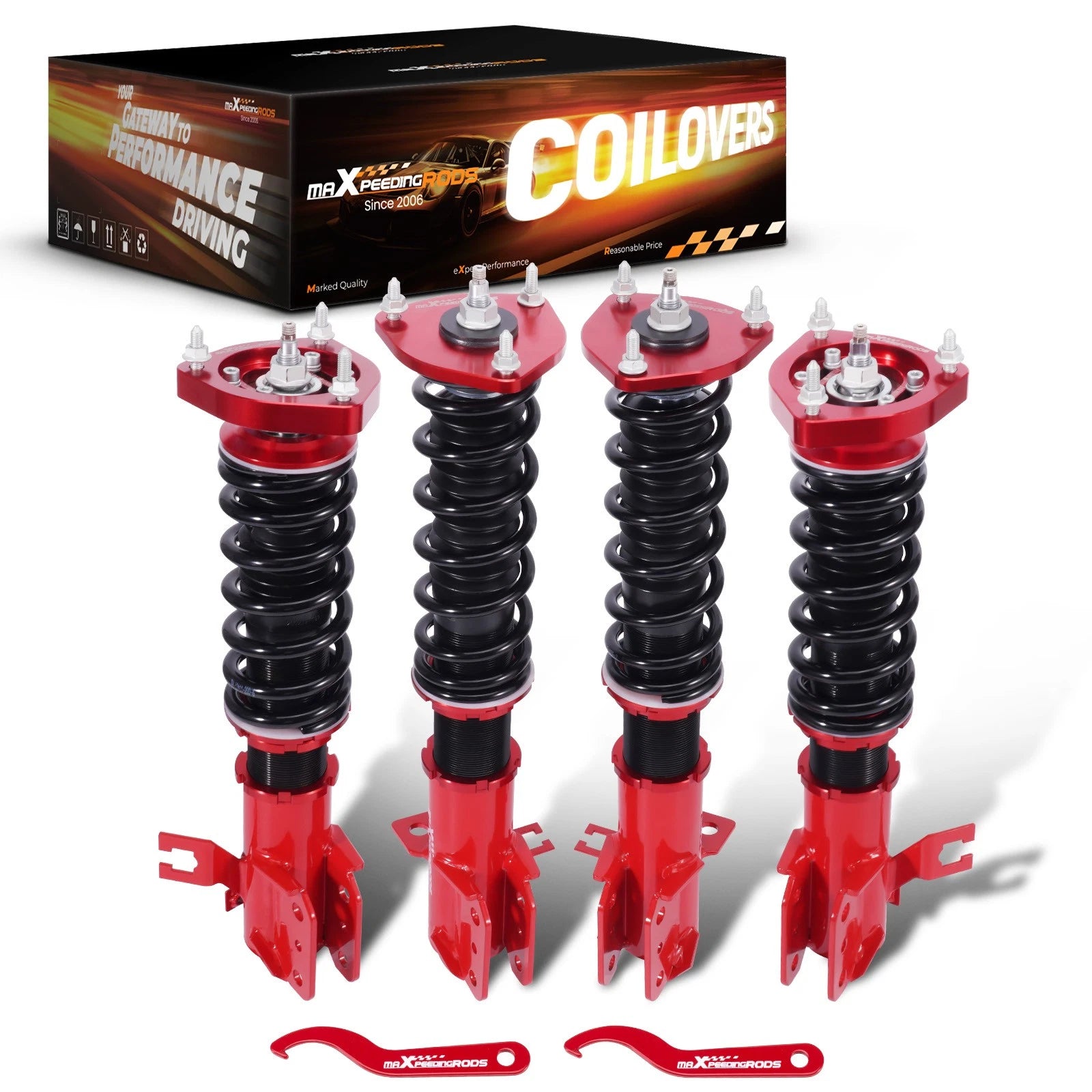 Adjustable Coilovers Shocks Strut Kit for Nissan Sentra (1991–1994) B13
