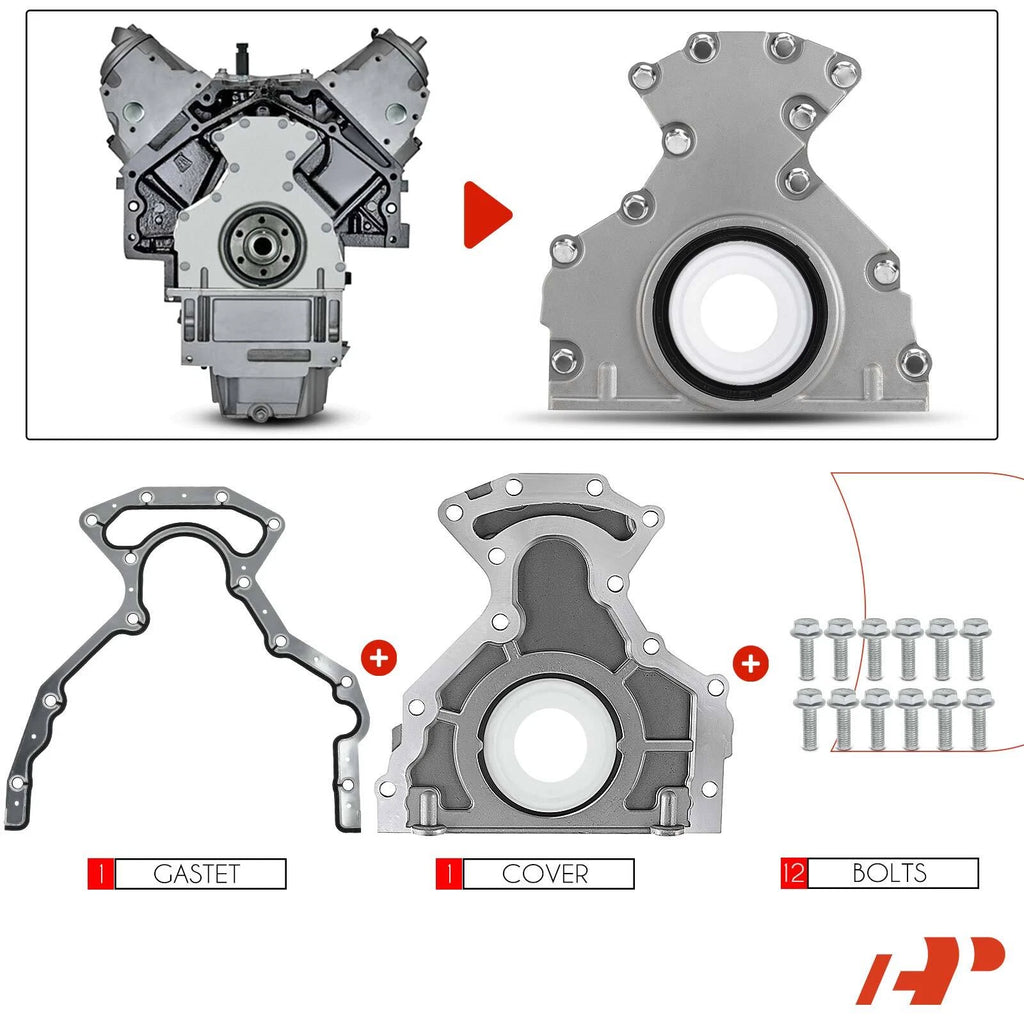 Rear Main Seal Kit for Chevy GMC 4.8L 5.3L 6.0L 6.2L (2000–2023)