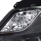 Set of 2 Black Halogen Headlights for Chevrolet Impala (2015–2020)