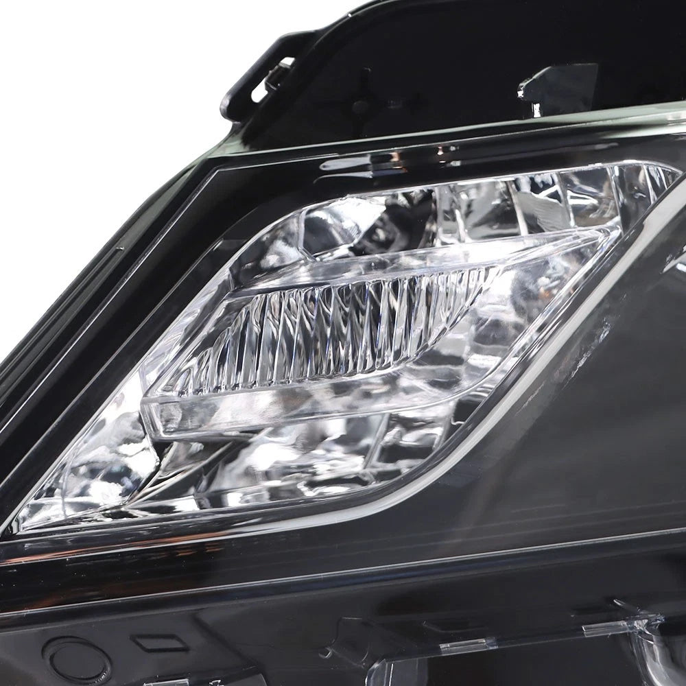 Set of 2 Black Halogen Headlights for Chevrolet Impala (2015–2020)