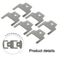6-Pack Stainless Steel Keys for Kimberly Clark Tissue Dispenser