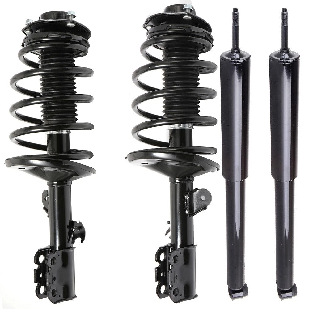 Set of 4 Shock Struts with Coil Spring for Toyota Sienna (1999–2003)
