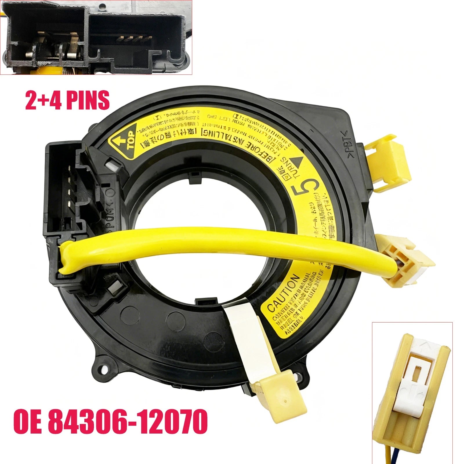 Spiral Cable Clock Spring for Toyota MR2 Spyder RAV4 Corolla (1998–2005) 84306-12070