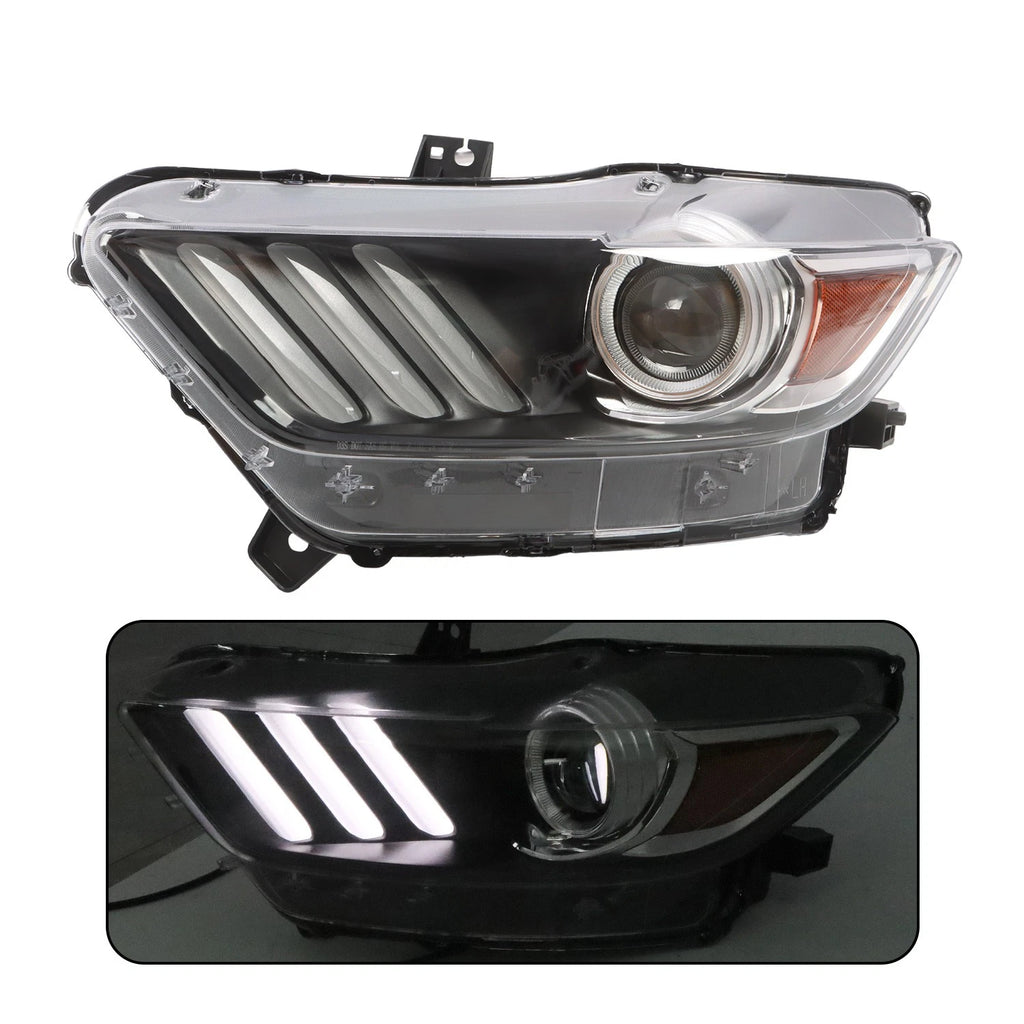 Projector HID Xenon LED DRL Headlight for Ford Mustang (2015–2017)