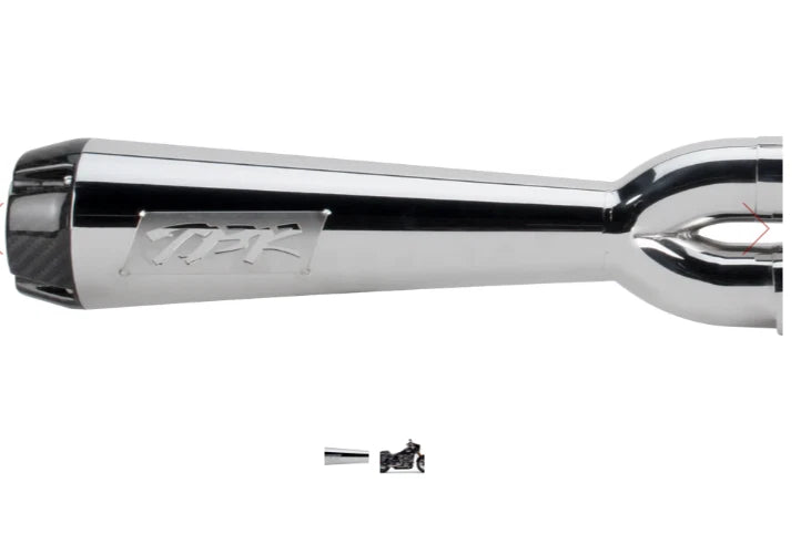 2X Two Brothers Polished 2-Into-1 Exhaust for Harley Softail Low Rider (2022–2024)