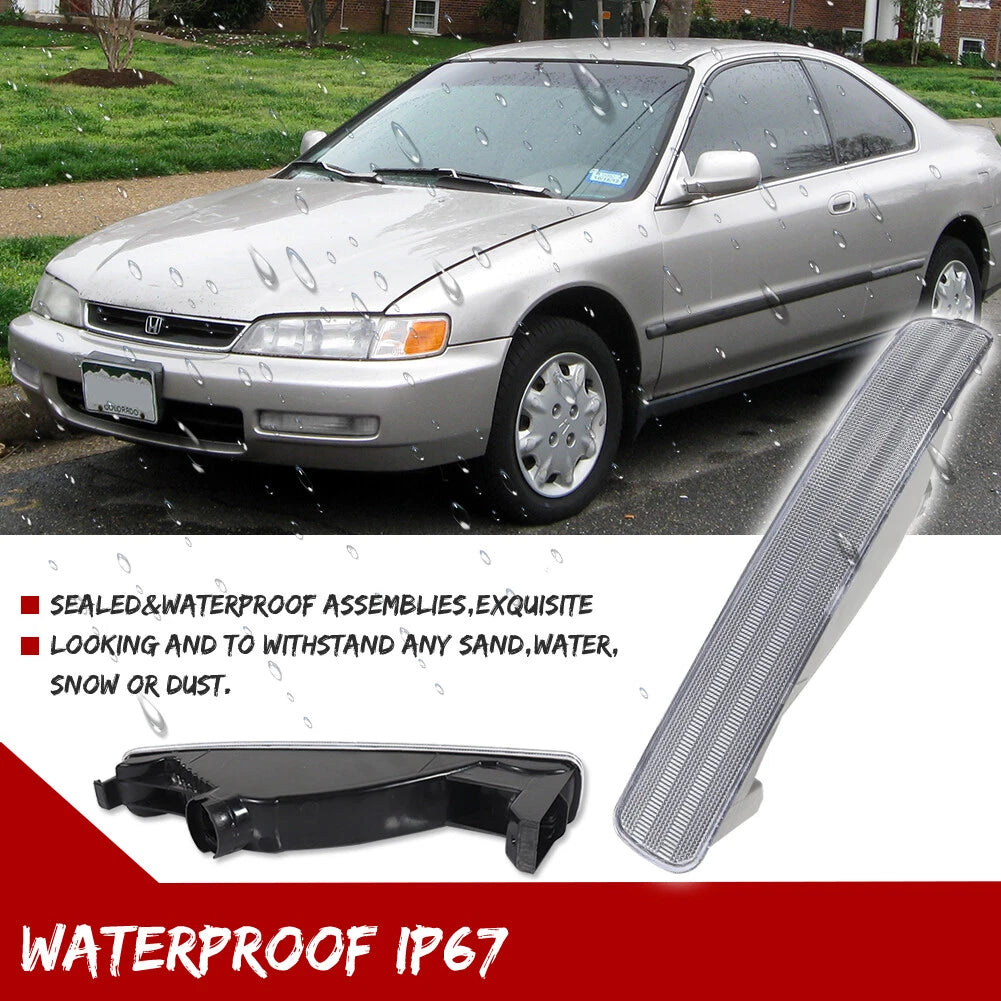 Clear Bumper Turn Signal Lights for Honda Accord (1996–1997)