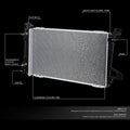 Aluminum Core Radiator for Ford F150/F250/F350/Bronco (1985–1997) DPI 1453