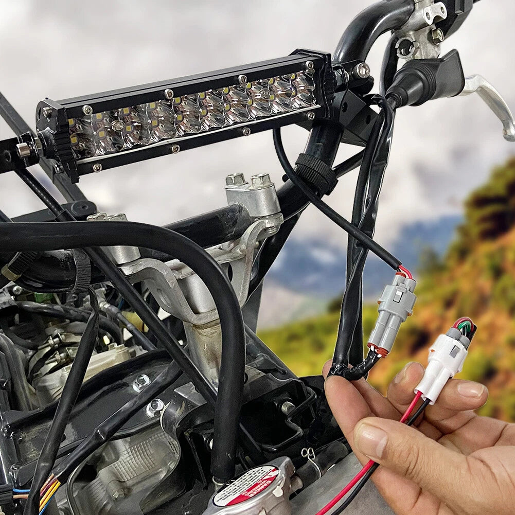 Plug n Play LED Headlight Bar Switch Kit for Honda TRX250X TRX90X (1994–up)