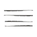 Weatherstrip Door Belt Chrome Set 4 Fits Honda Civic EG 4D Sedan 1992-95 D06