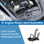 Hood Latch Assembly for BMW 528i (2009–2011) No. 51237183763