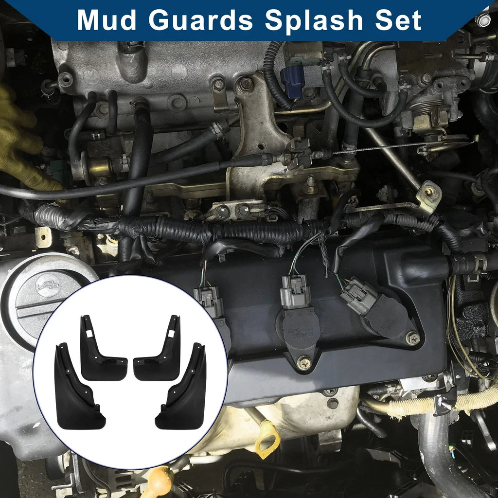 Mud Flaps Splash Guards Set for Mercedes-Benz C Class (2007-2011)