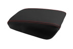 Leather Console Lid Armrest Cover for Acura CL (2000–2003) Red Stitch