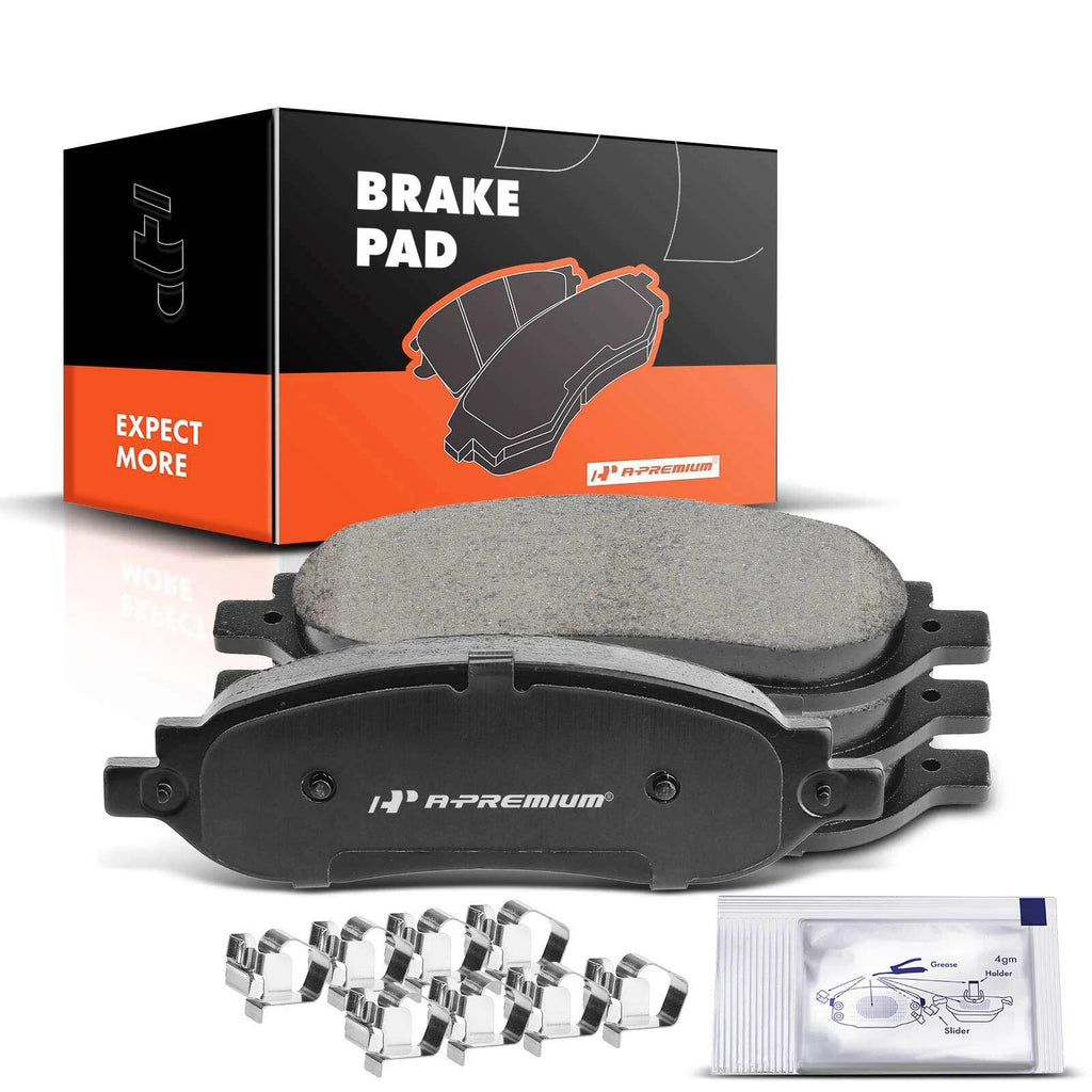 Set of 4 Rear Ceramic Brake Pads for Ford F-250 F-350 Super Duty (2005–2007)