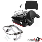 Luggage Trunk Backrest Mount Rack for Harley Touring Road Glide (1997–2008)
