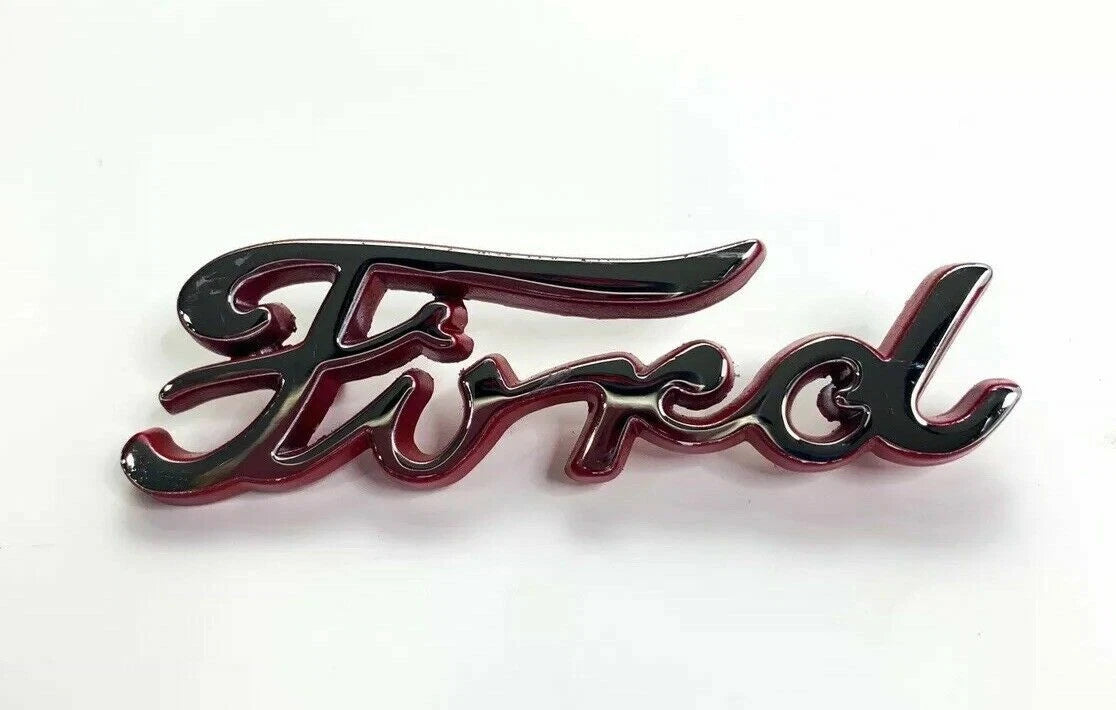 Ford Emblem Red Outline Replacement for 1940 Ford Car and Pickup