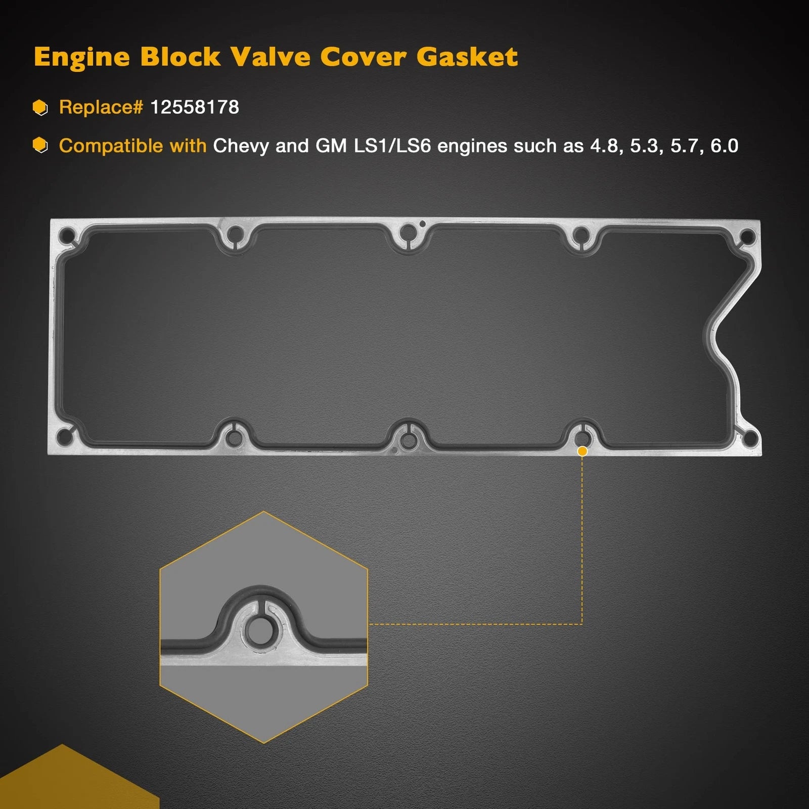 Gasket Set for GM Chevy LS1 LS6 LQ4 LQ9 (1999-2010)