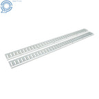 Set of 8 Galvanized Steel E Track Tie Down Rails for Trucks