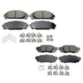 Set of 4 Akebono ProACT Ceramic Brake Pads for NX200t NX300h RX350 RX450h (2015–2019)