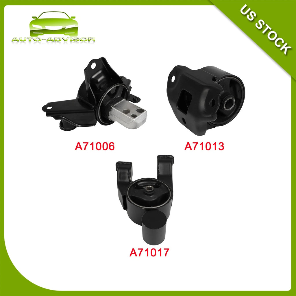 Set of 3 Front Engine Motor Mounts for 2010-2013 Forte Koup