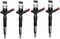 4X Fuel Injector 23670-30050 for Toyota Vigo 2KD Hilux Hiace (2005–2015)