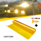 Headlight Tint Film for Universal Vehicles (12" x 72", Golden Yellow)