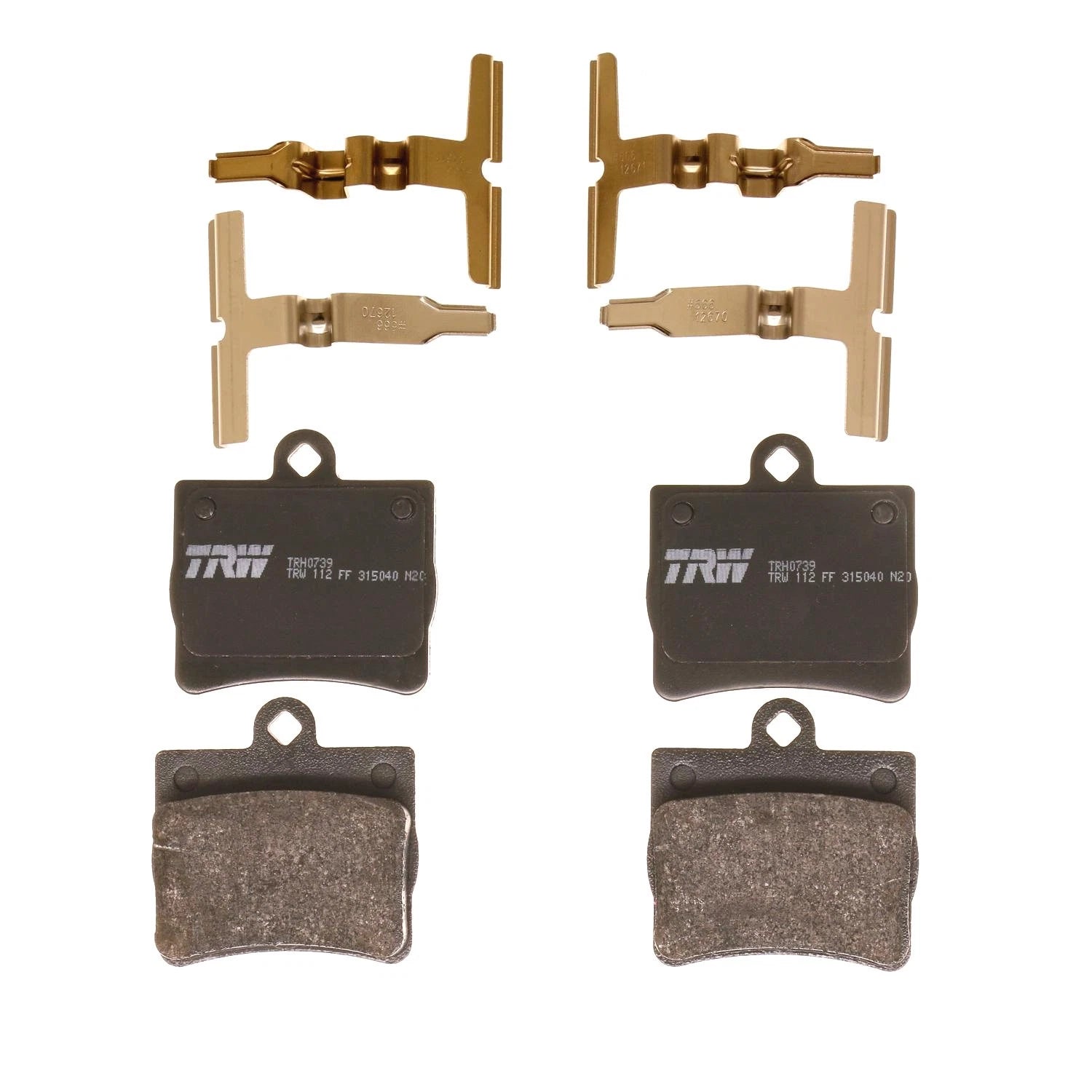 Disc Brake Pad Set for Mercedes-Benz C230 (1997–1998)