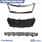 Set of 3 Grilles for Lexus ES350 (2010-2012)