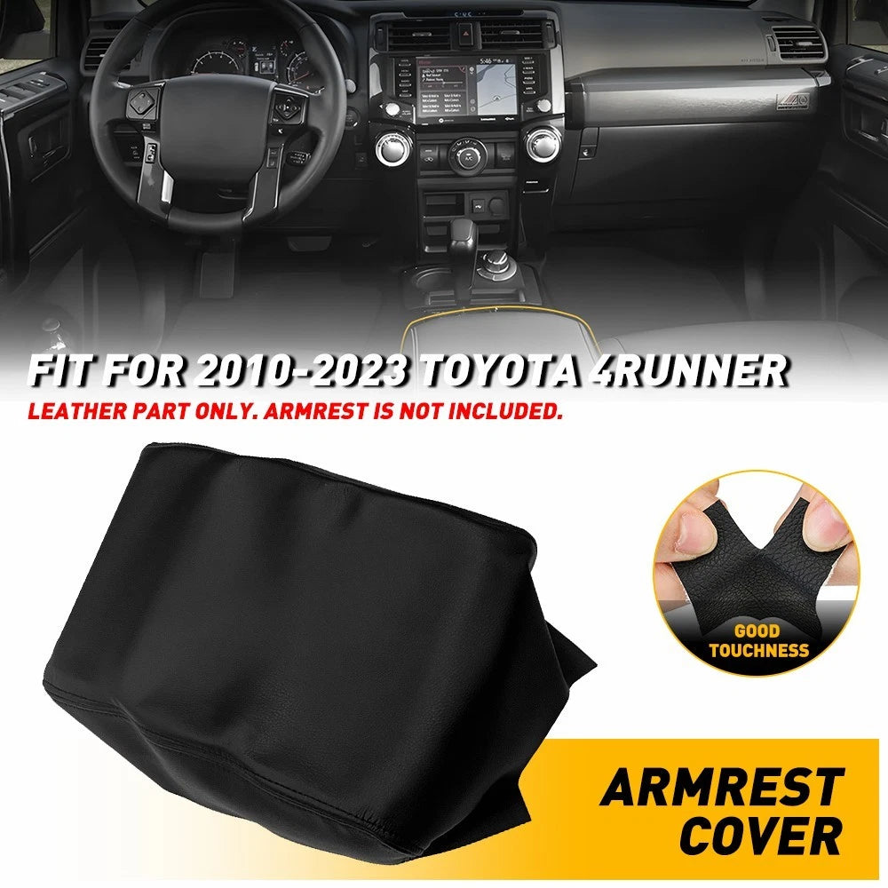 Front Center Console Lid Armrest Pad Cover for Toyota 4Runner (2010–2023)