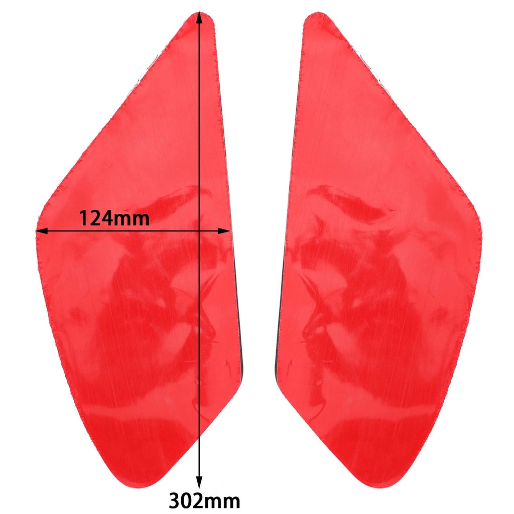 Pair Tank Protector Side Tankpad for Ducati Monster 797 (2017–2019) Rubber Black