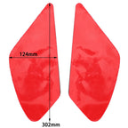 Pair Tank Protector Side Tankpad for Ducati Monster 797 (2017–2019) Rubber Black