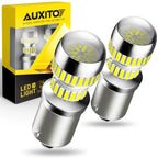 2X 1156 54SMD LED Turn Signal Brake Reverse Light Bulb 6000K for AUXITO
