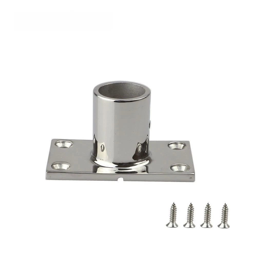 Stainless Steel Boat Rail Base for 22mm and 25mm Tubing (316 Grade)