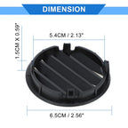 1 Pair Center Dash A/C Outlet for Ford Focus (2005–2007) Black Air Vent Panel
