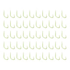 50pcs Carp Hook Trunking Barbless Fishing Hooks for Sea Field