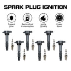 Set of 6 Ignition Coils & Spark Plugs for Mitsubishi Lancer (2004–2006) MR994643