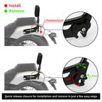 Sissy Bar Passenger Backrest for BMW R18 (2020–2024) R18 Classic (2021–2024) Black