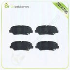 Set of 4 Metallic Front Brake Pads for Hyundai Elantra Coupe, Kia Soul