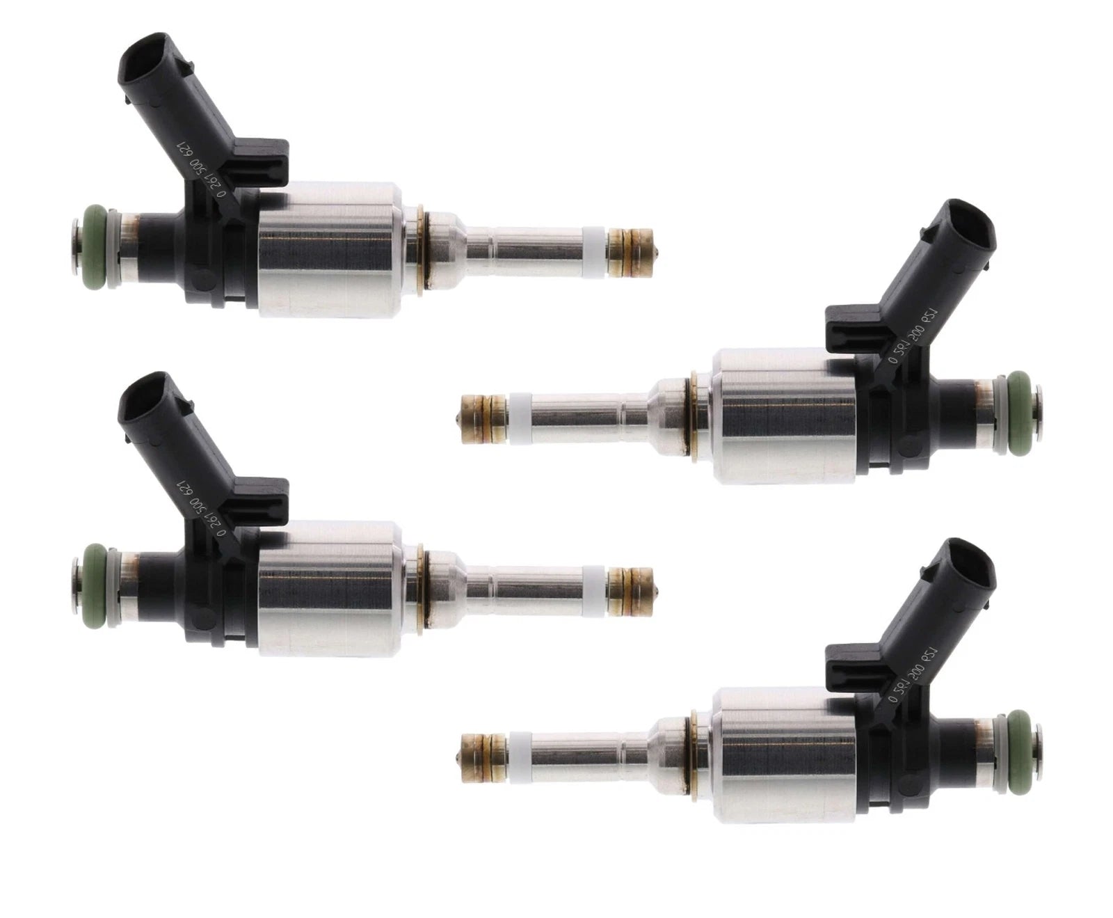 Set of 4 Bosch High-Pressure GDI Fuel Injectors for Audi Volkswagen 2.0L L4