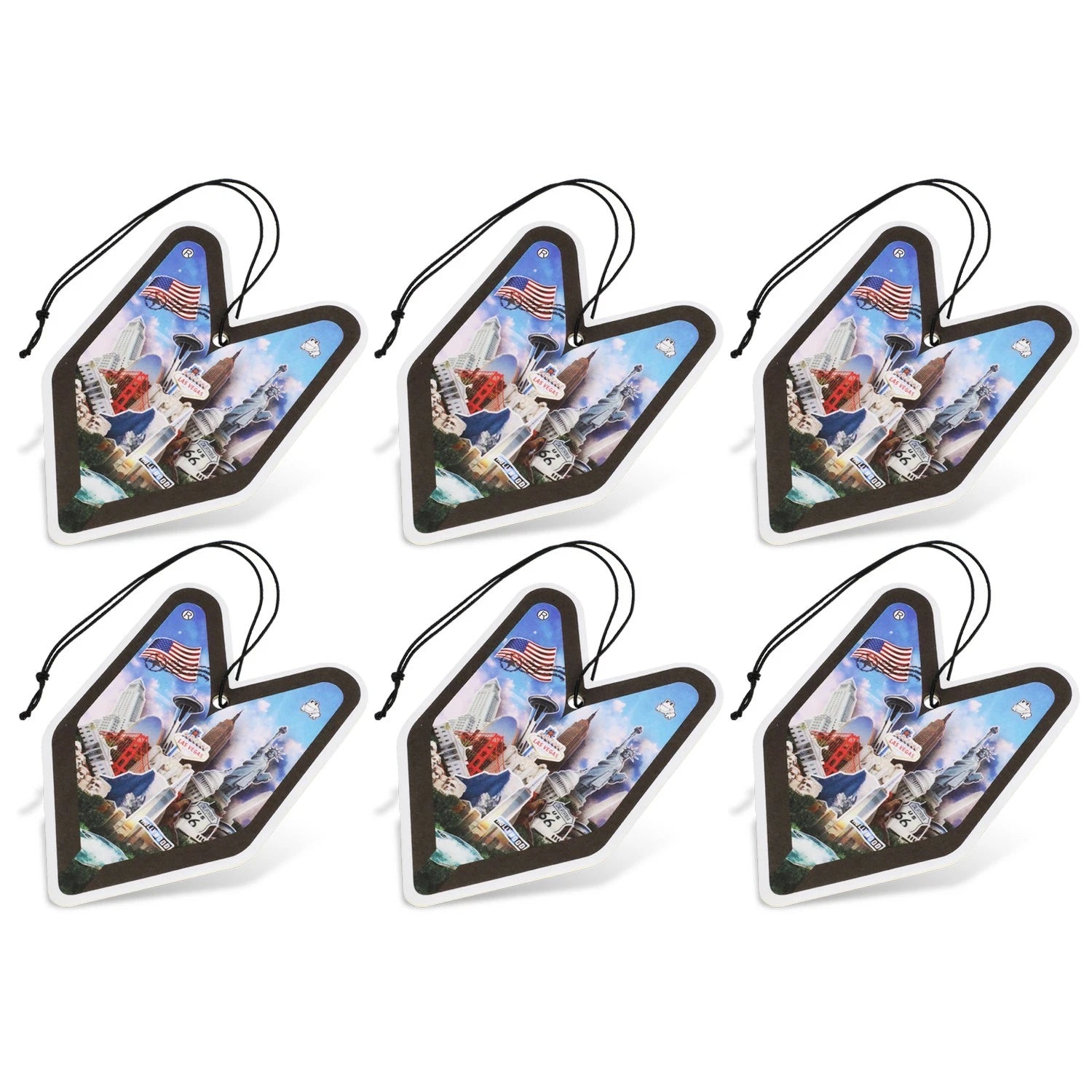 Set of 6 Luxury Squash Air Fresheners for Treefrog Young Leaf