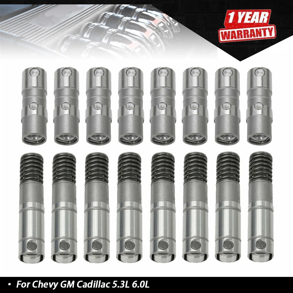 16 pc AFM DOD Valve Lifters for Chevy 5.3L 6.0L V8 (2007–2012)