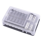 12-Way ATO ATC Fuse Box Holder Kit for Car Boat (Compatible with Various Models)