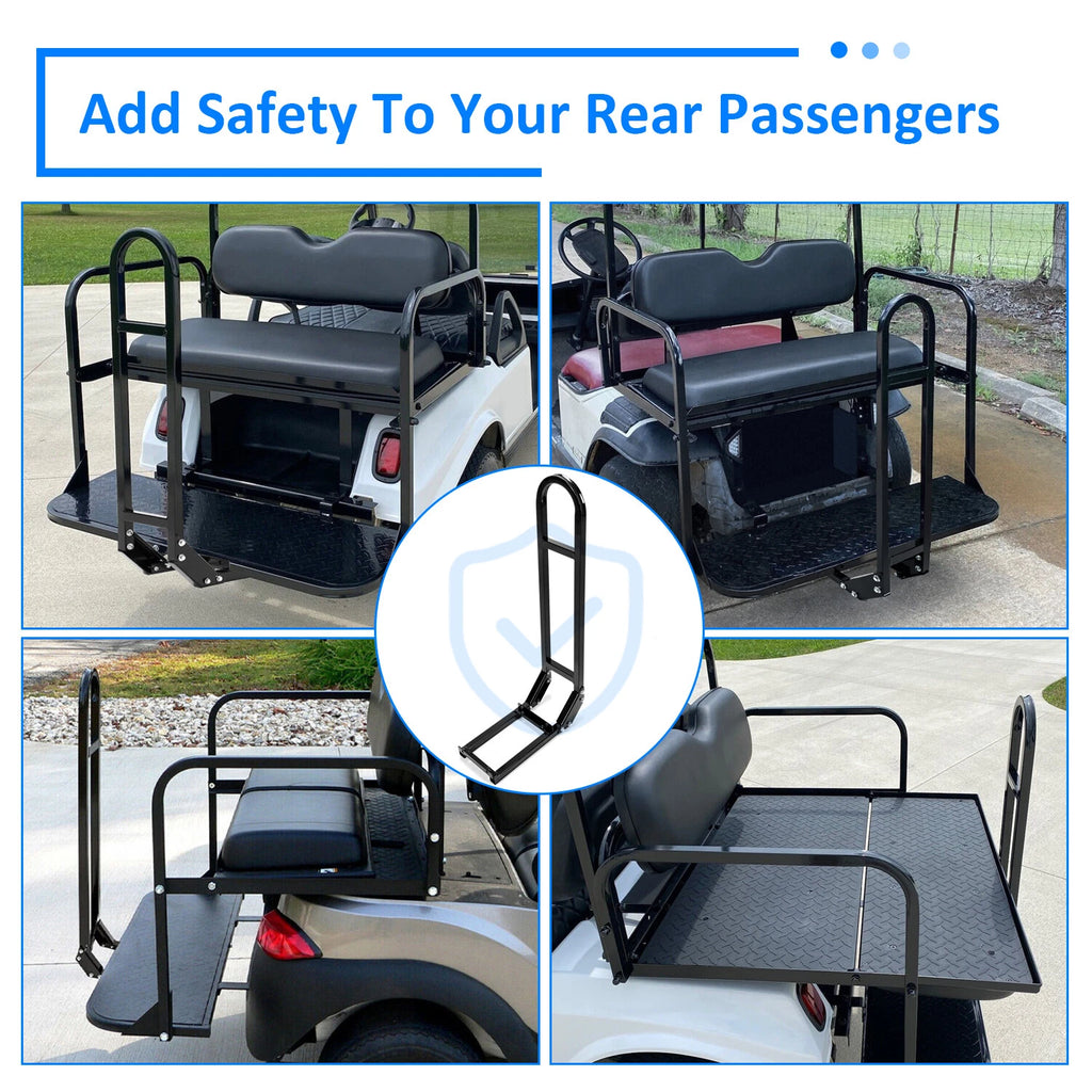 Rear Seat Safety Grab Bar for EZGO, Club Car, Yamaha Golf Cart (Universal)