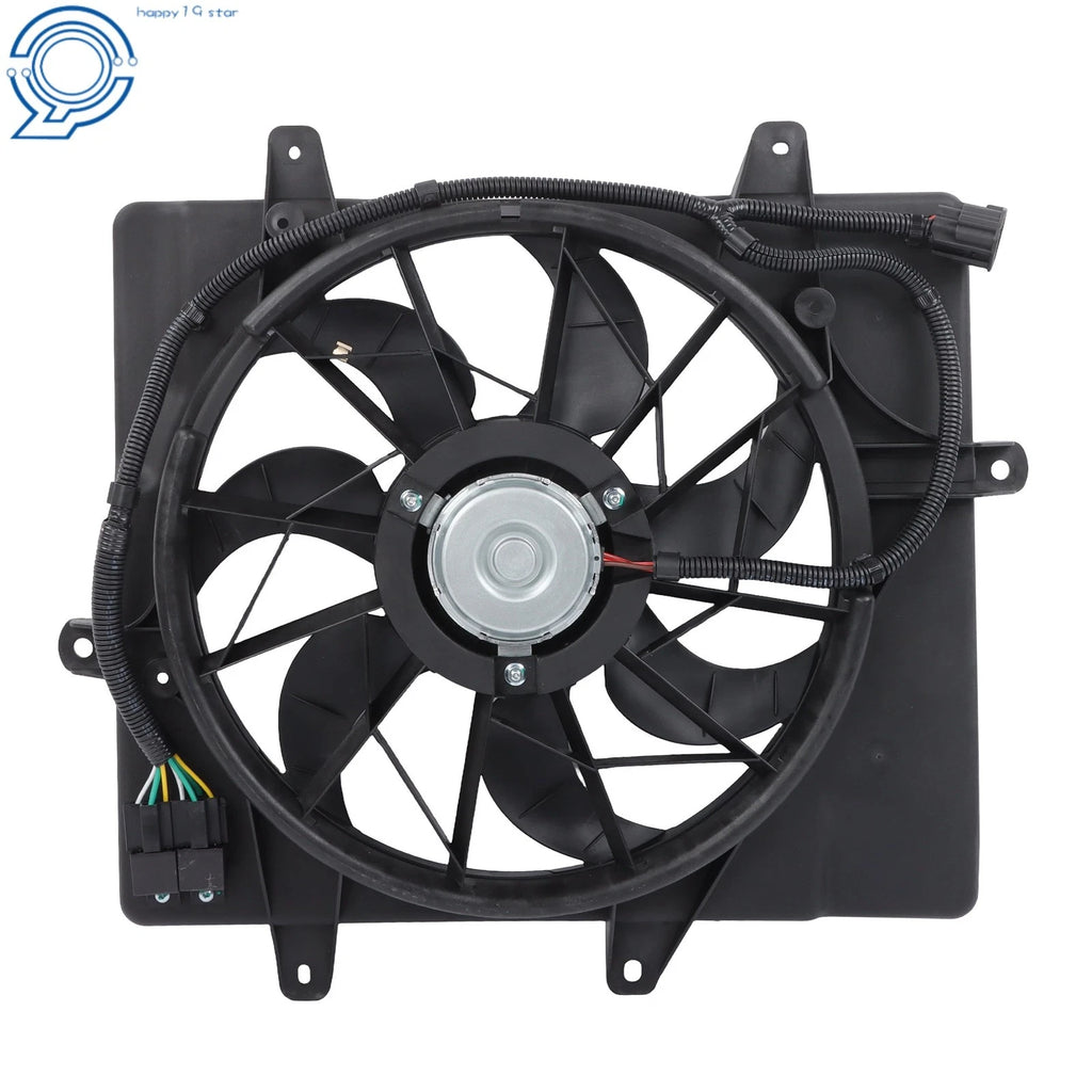 Engine Radiator Cooling Fan Assembly w/ Shroud for Chrysler PT Cruiser (2006–2010)